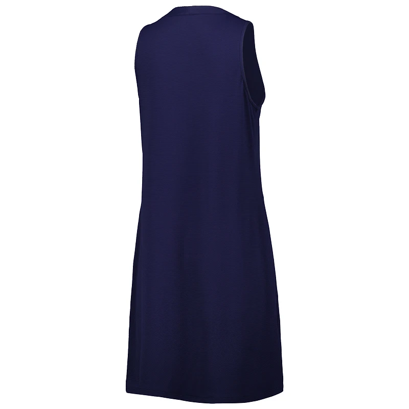 Robe de spa à lacets Tommy Bahama Navy Atlanta Braves Island Cays pour femme