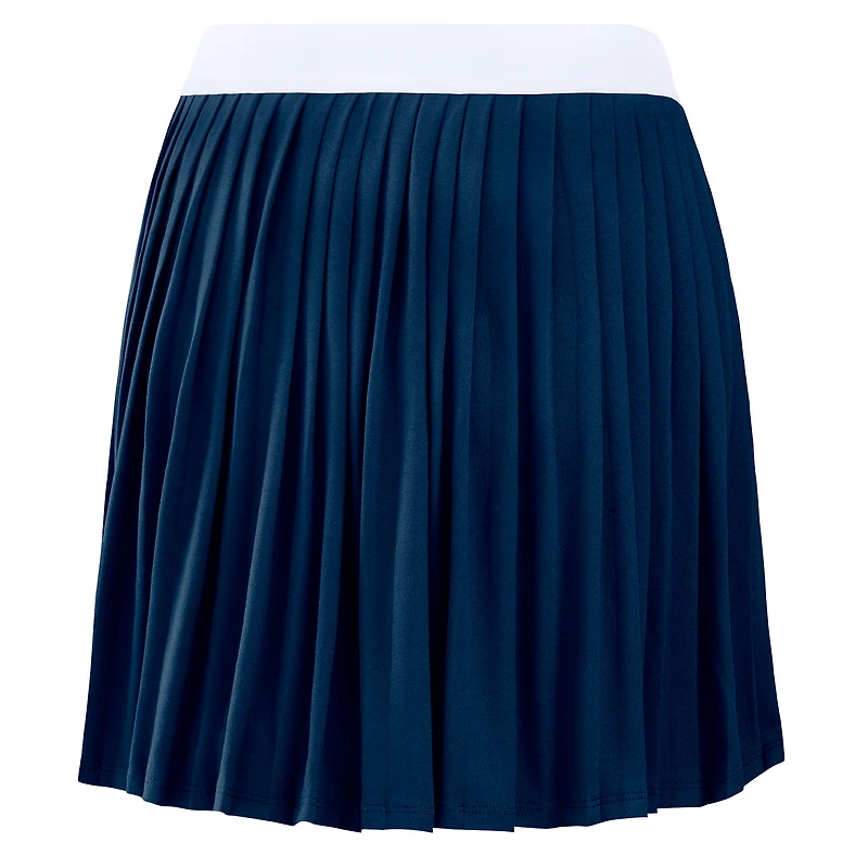 Women's WEAR by Erin Andrews Navy Atlanta Braves Pleated Skort