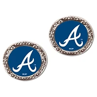 Boucles d'oreilles à tige ronde WinCraft Atlanta Braves pour femme