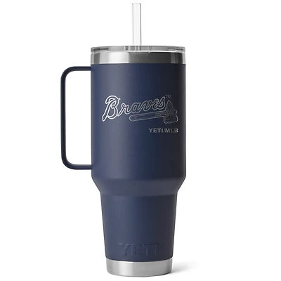 Tasse Rambler à paille YETI des Braves d'Atlanta (1,27 l)