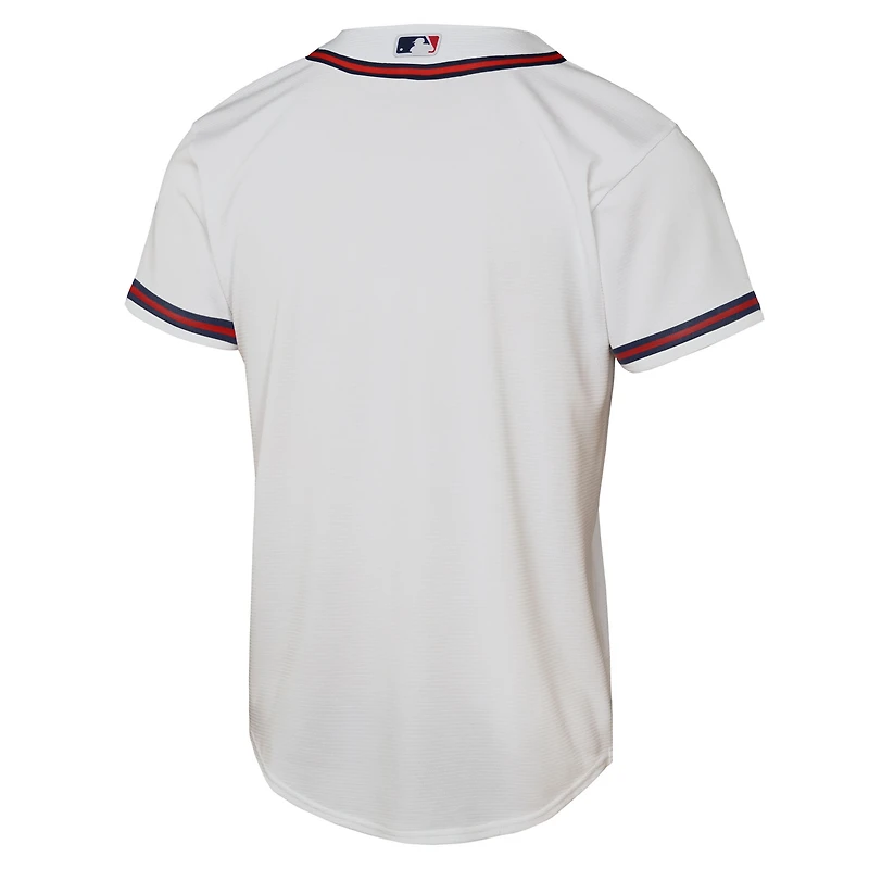 Youth Nike  White Atlanta Braves Home Replica 2.0 Jersey