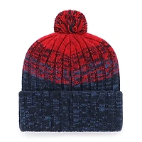 Youth '47 Navy Atlanta Braves Cascade Cuffed Knit Hat with Pom