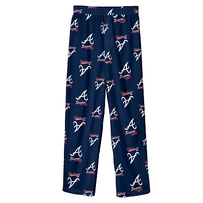 Pantalon de l'équipe des Braves d'Atlanta bleu marine Fanatics pour jeunes