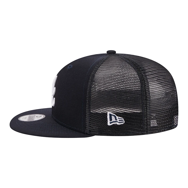 Casquette trucker snapback New Era bleu marine Atlanta Braves 9FIFTY pour jeunes