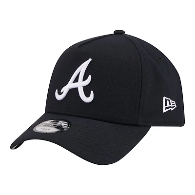Youth New Era Navy Atlanta Braves 9FORTY A-Frame Adjustable Hat