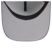 Youth New Era Navy Atlanta Braves Logo Fade A-Frame 9FIFTY Snapback Hat