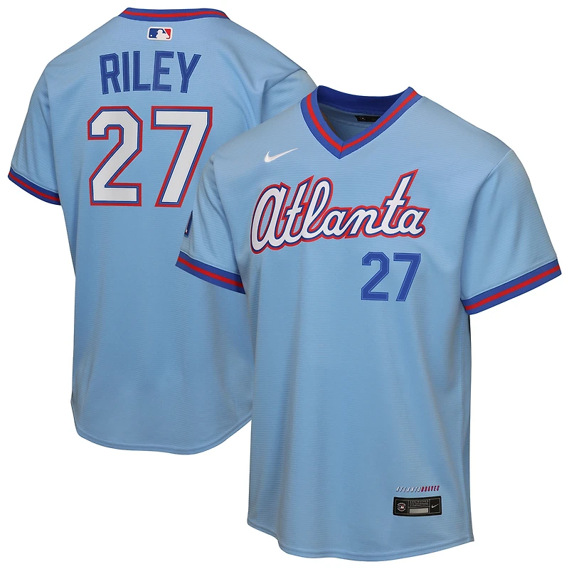 Youth Nike Austin Riley Powder Blue Atlanta Braves 2026 City Connect Stadium Jersey