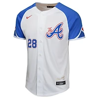 Youth Nike Matt Olson White Atlanta Braves City Connect Limited Player Jersey