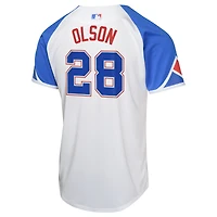 Youth Nike Matt Olson White Atlanta Braves City Connect Limited Player Jersey