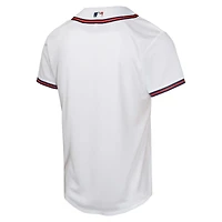 Maillot de match à domicile Nike blanc des Braves d'Atlanta pour jeunes