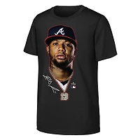 Youth Outerstuff Ronald Acuña Jr. Black Atlanta Braves Headliner T-Shirt