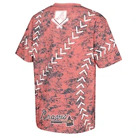T-shirt rouge pour jeunes Atlanta Braves Slide Score Bold