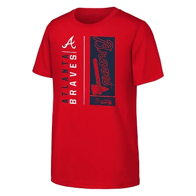 T-shirt rouge pour jeunes des Braves d'Atlanta The MVP