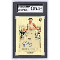 Angel McCoughtry Atlanta Dream Autographed 2024 Panini Prizm WNBA Gold Vinyl Prizm Throwback Autograph #TB-AM #1/1 SGC Authenticated 9.5/10 Card
