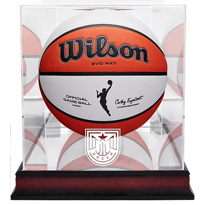 Atlanta Dream Mahogany Basketball Display Case