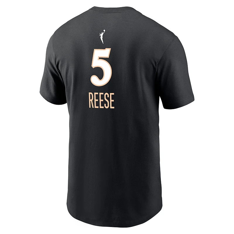 Men's Nike Angel Reese Black Atlanta Dream Name & Number Rebel Edition T-Shirt