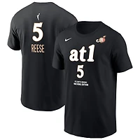 Men's Nike Angel Reese Black Atlanta Dream Name & Number Rebel Edition T-Shirt