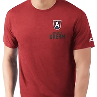 Men's Starter  Red Atlanta Dream WNBA 30th Anniversary Prime Time T-Shirt