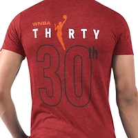 T-shirt Starter rouge pour homme Atlanta Dream WNBA 30e anniversaire Prime Time