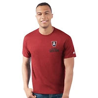 T-shirt Starter rouge pour homme Atlanta Dream WNBA 30e anniversaire Prime Time