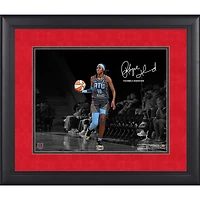 Photographie encadrée de Rhyne Howard Atlanta Dream Fac-similé Signature 11" x 14 "