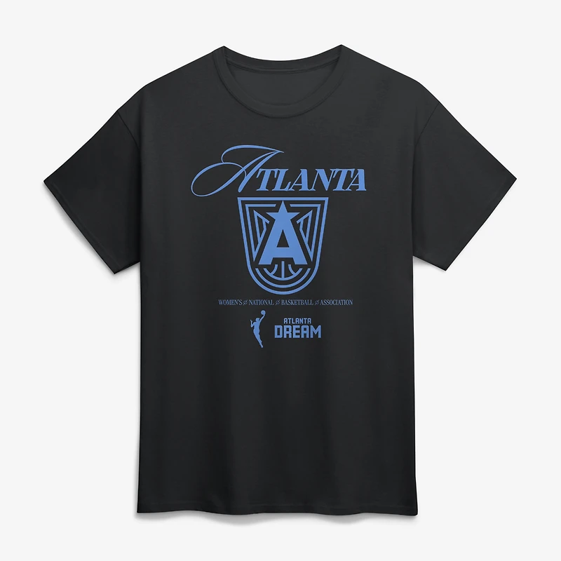 T-shirt unisexe noir Atlanta Dream Motion avec logo athlétique