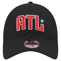 Unisex New Era Black Atlanta Dream Core Alt Logo 9TWENTY Adjustable Hat