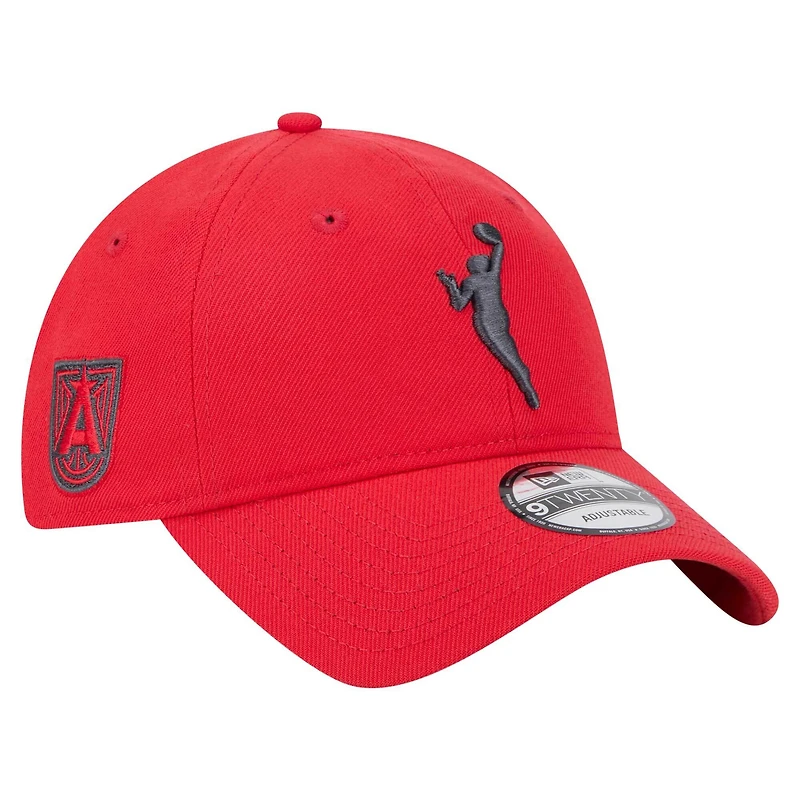 Casquette ajustable unisexe New Era Atlanta Dream 9TWENTY rouge