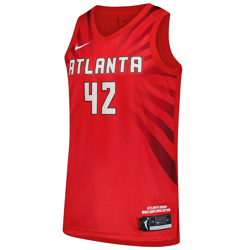 Maillot Nike Brittney Griner rouge Atlanta Dream Explorer Edition Victory unisexe