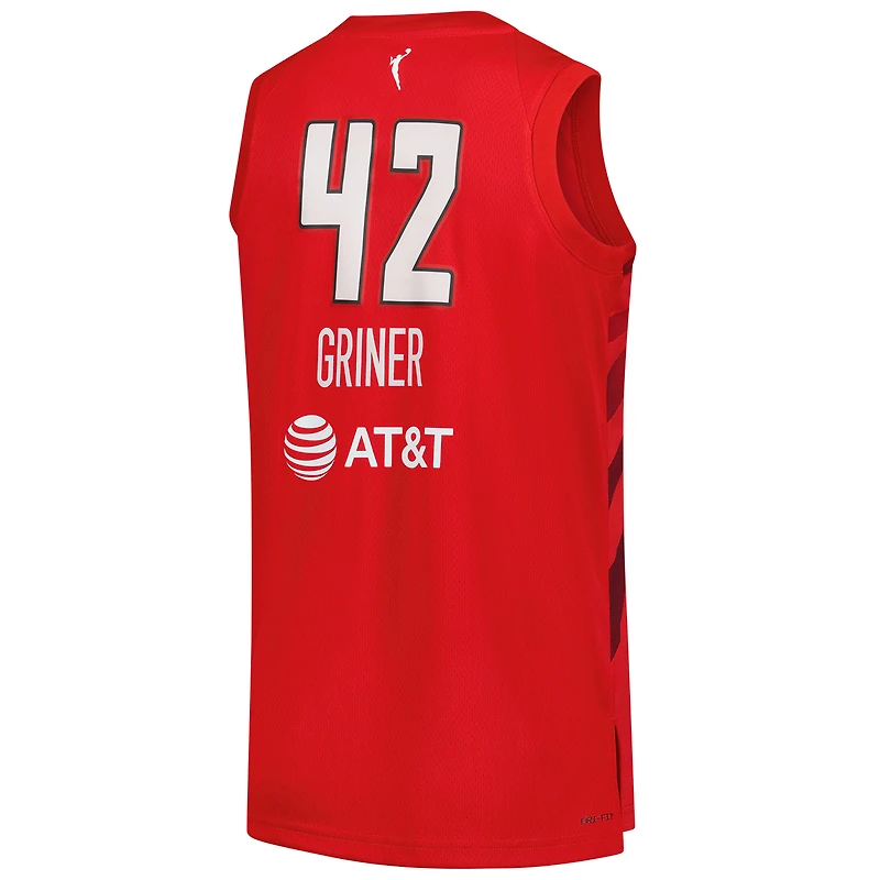 Maillot Nike Brittney Griner rouge Atlanta Dream Explorer Edition Victory unisexe
