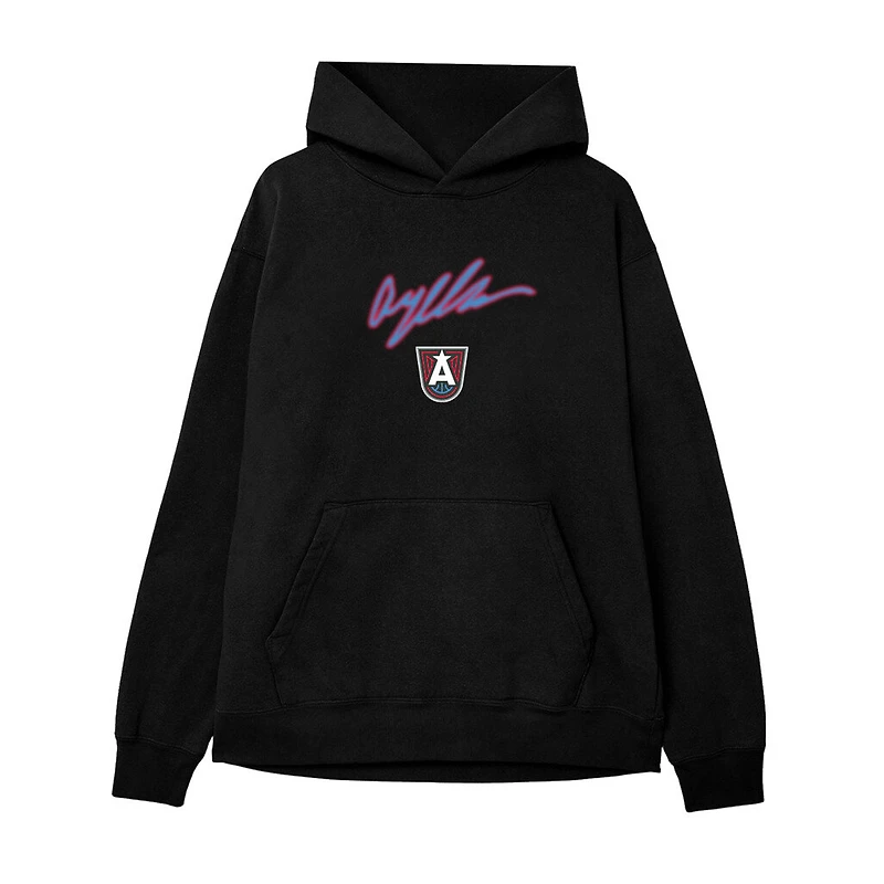 Unisex round21 Angel Reese Black Atlanta Dream Poster Hoodie
