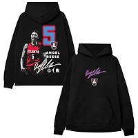 Unisex round21 Angel Reese Black Atlanta Dream Poster Hoodie