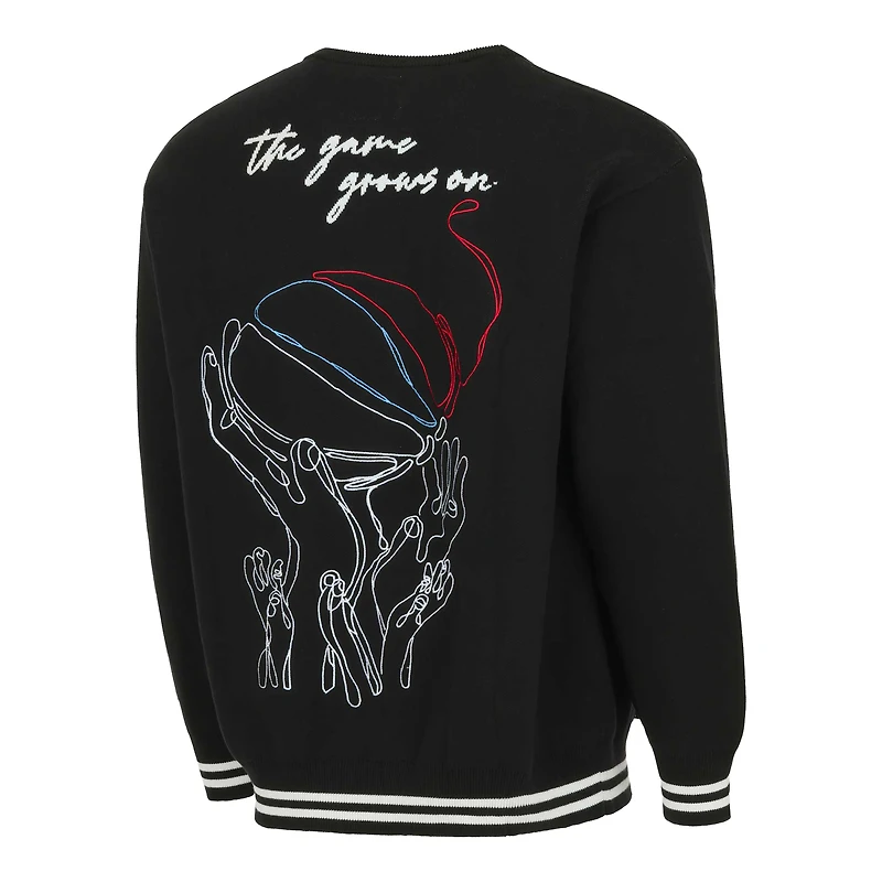 Unisex round21  Black Atlanta Dream Campus Fit Full-Button Cardigan