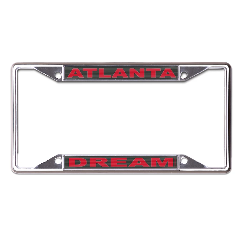 Cadre de plaque d'immatriculation en métal découpé au laser WinCraft Atlanta Dream