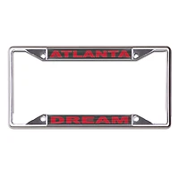 Cadre de plaque d'immatriculation en métal découpé au laser WinCraft Atlanta Dream