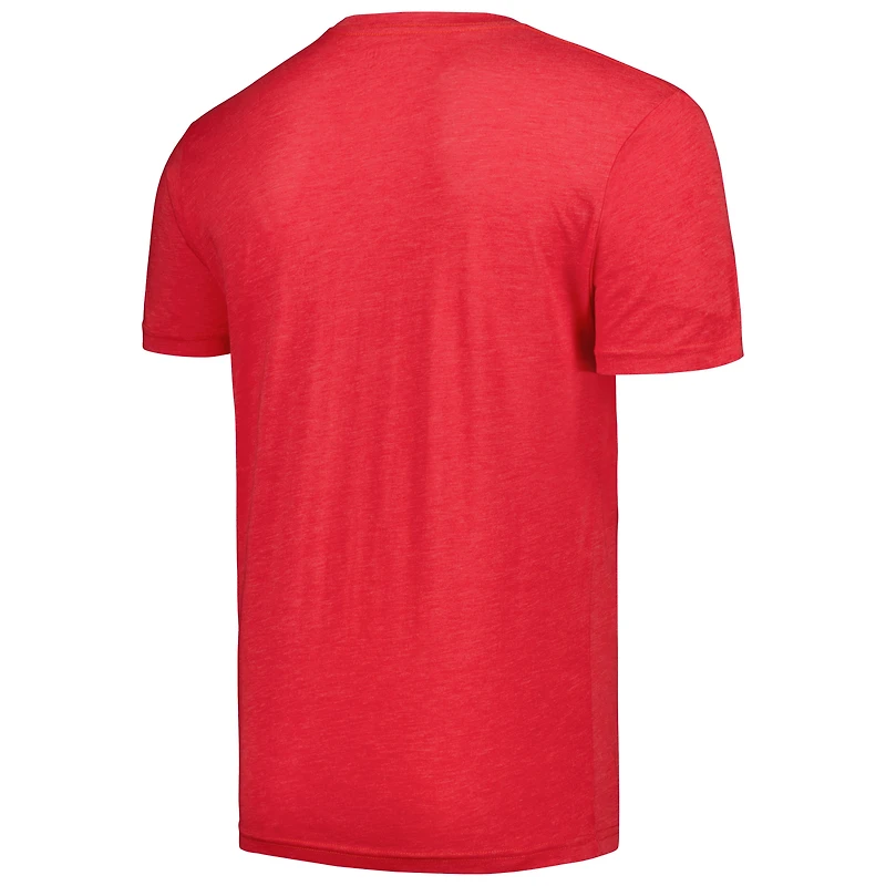Women's Sportiqe  Heather Red Atlanta Dream Comfy Super-Soft Tri-Blend T-Shirt