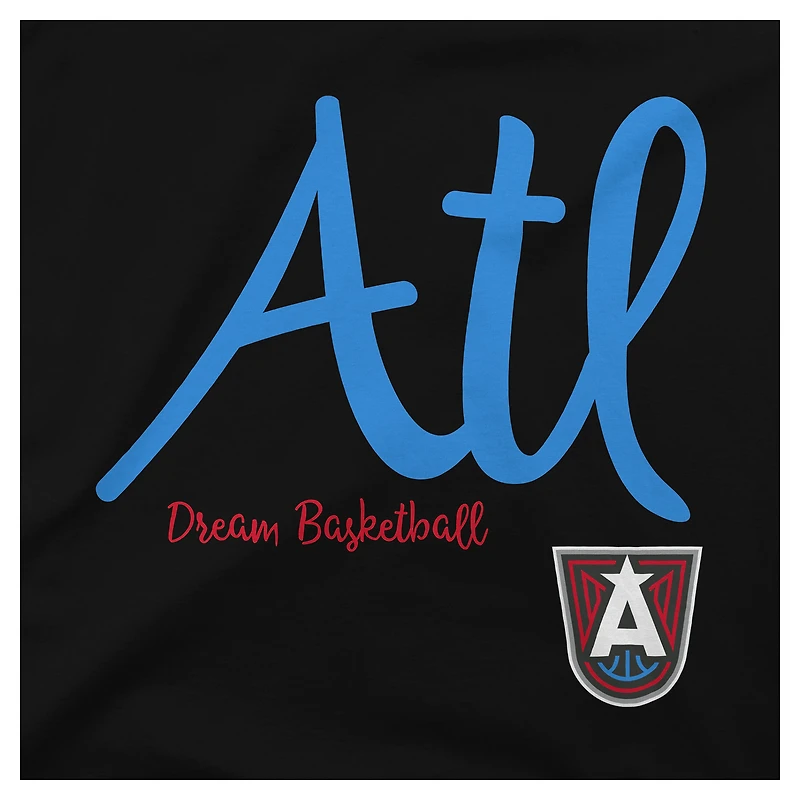 Women's Stadium Essentials Black Atlanta Dream Third Quarter T-Shirt