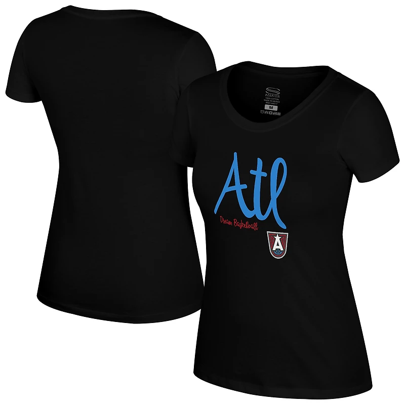 Women's Stadium Essentials Black Atlanta Dream Third Quarter T-Shirt