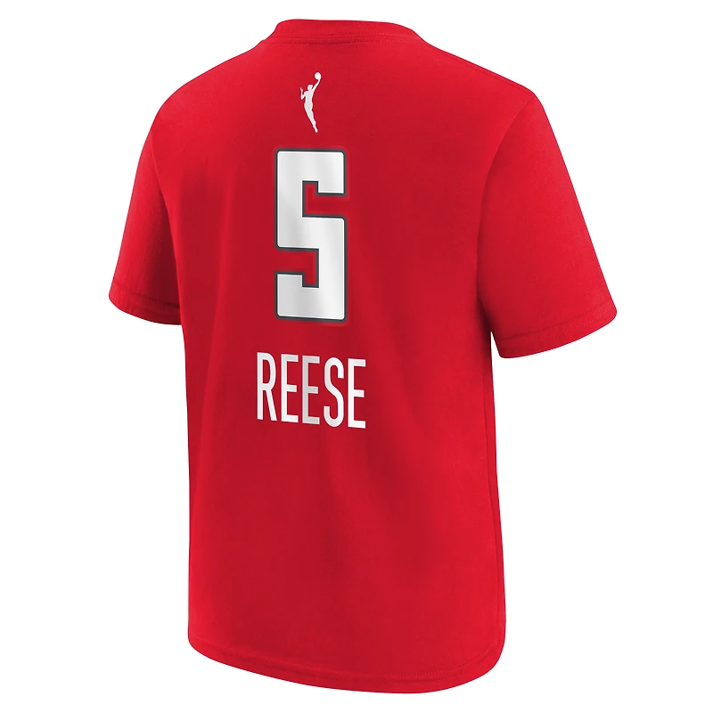 Youth Nike Angel Reese Red Atlanta Dream Player Name & Number T-Shirt