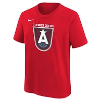 T-shirt Nike rouge Atlanta Dream Essential avec logo pour jeune