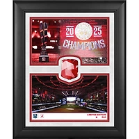 Collage encadré Atlanta Drive GC 13" x 16" 2025 TGL Champions avec confettis utilisés lors de la finale - Édition limitée à 500 exemplaires