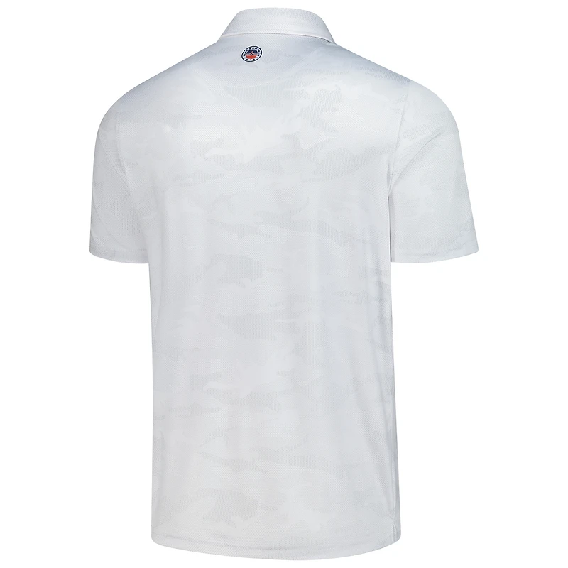 Men's Flag & Anthem Gray Atlanta Drive GC Destin Camo Polo