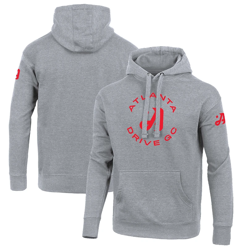 Sweat à capuche Hank gris Atlanta Drive GC pour homme