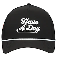 Men's Breezy Golf Black Atlanta Drive GC Have a Day Rope Adjustable Hat