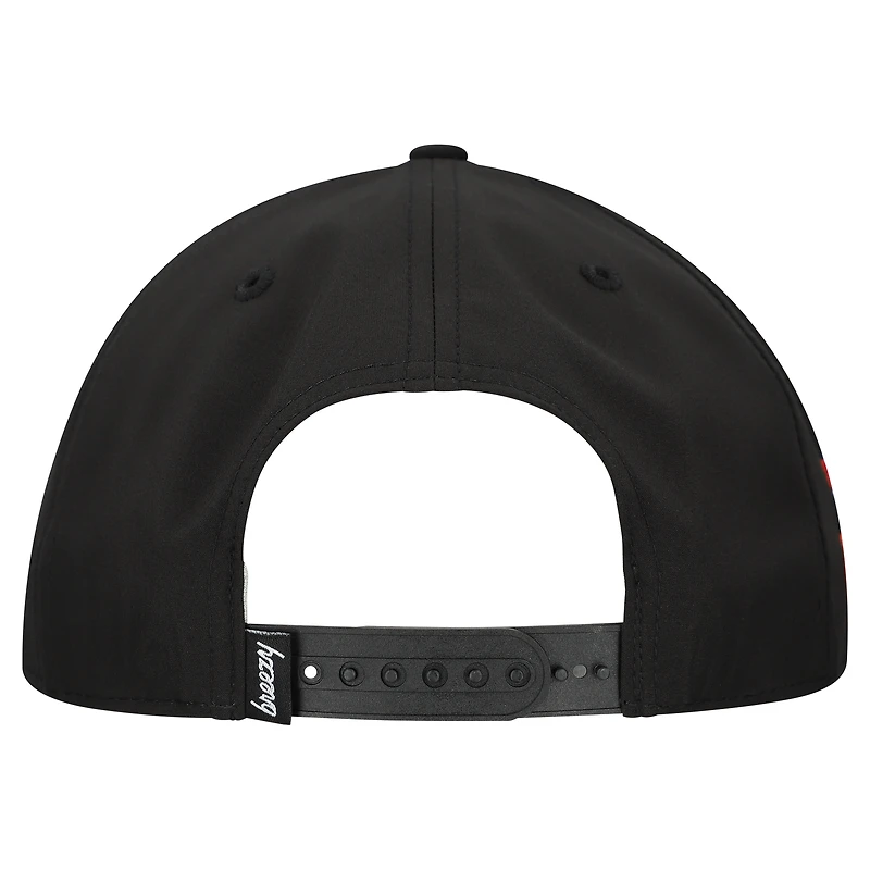 Casquette de golf Breezy Golf Atlanta Drive GC Have a Day pour homme, noire et ajustable.