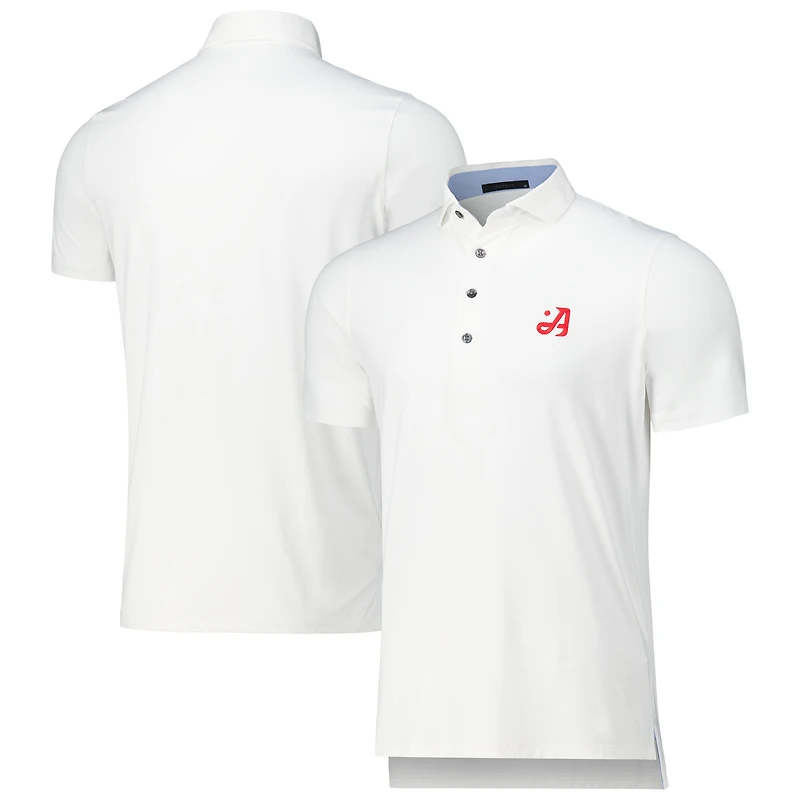 Polo Greyson Clothiers Atlanta Drive GC Cayuse Performance pour hommes blanc