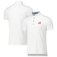 Polo Greyson Clothiers Atlanta Drive GC Cayuse Performance pour hommes blanc