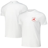 T-shirt blanc Greyson Clothiers pour hommes Atlanta Drive GC Guide Sport Performance