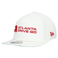 Casquette de golf ajustable New Era blanche Atlanta Drive GC pour homme