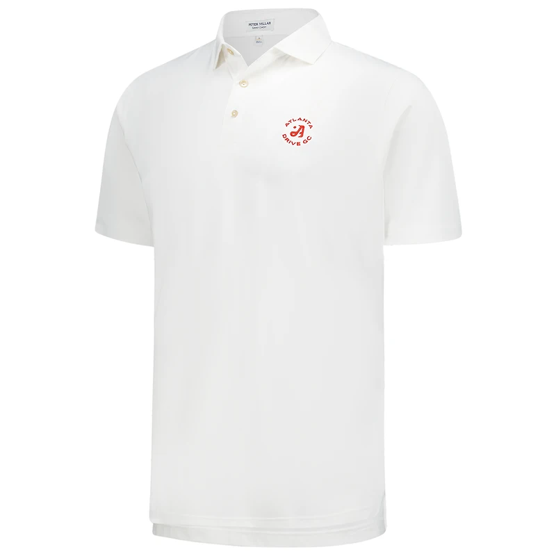 Polo de performance Peter Millar Atlanta Drive GC TGL blanc pour homme